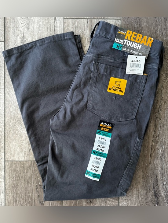 Ariat Other - NWT Ariat Men's Rebar M7 Durastretch Made Tough Straight Leg Work Pants 32x30